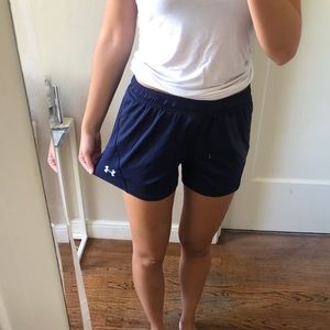 Under Armour Navy Athletic Shorts